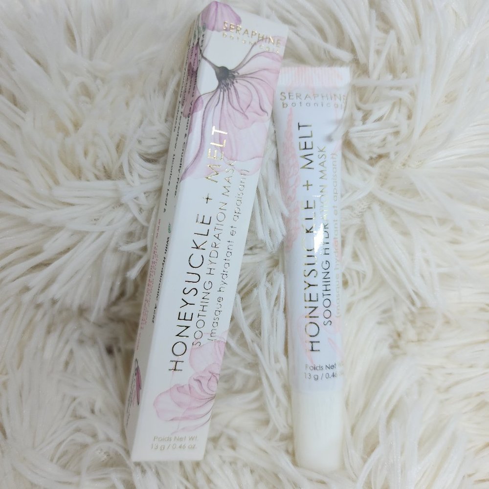 Seraphine Botanicals Honeysuckle + Melt Soothing Hydration Mask .46oz/13g NIB